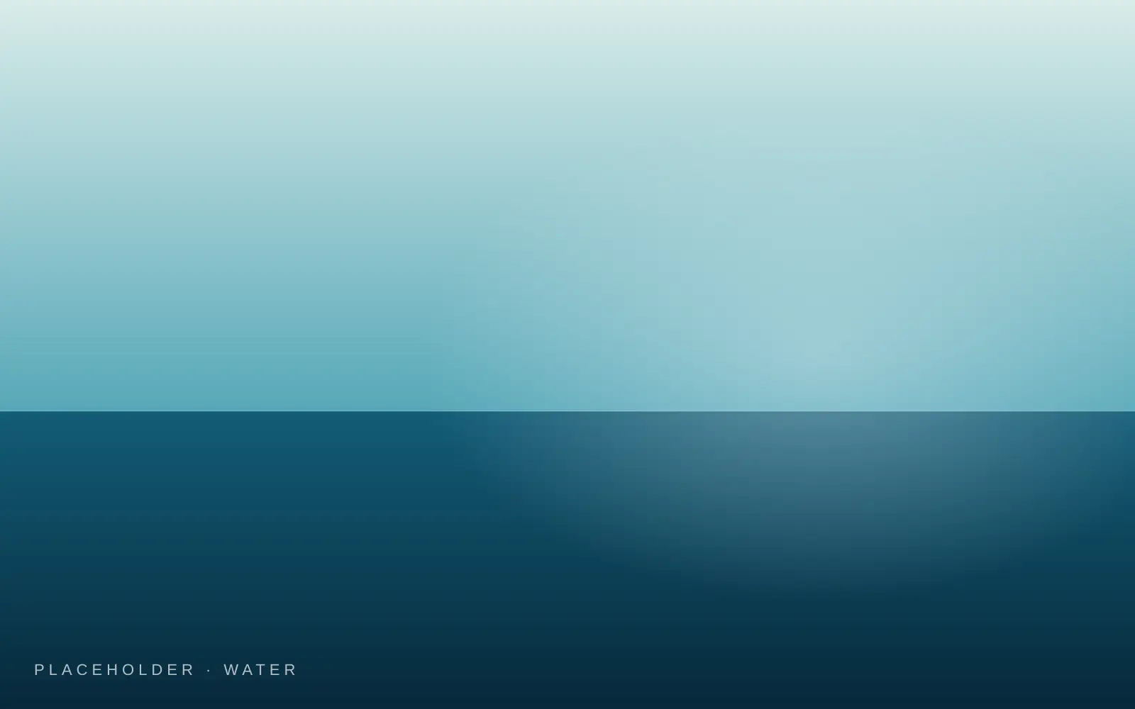 Open water off the dock (placeholder)